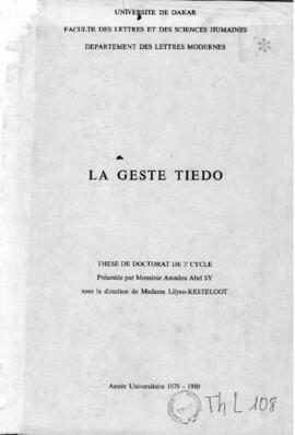 La geste Tiedo