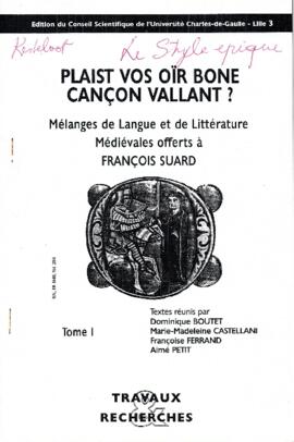 LE STYLE ÉPIQUE DANS LES ÉPOPÉES SOUDANAISES