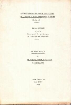 La chasse de Tulde ou le mythe du passage de la chasse à l’agriculture