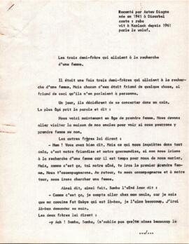 Les trois demi-frères qui allaient à la recherche d’une femme