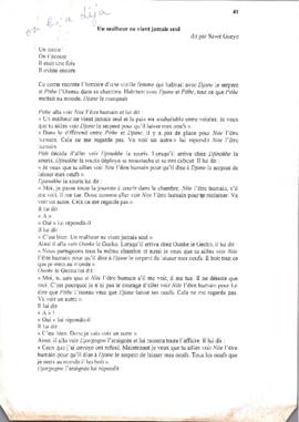 Un malheur ne vient jamais seul