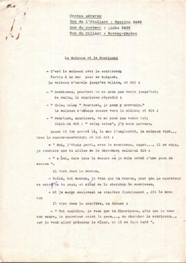 Le moineau et le souriceau