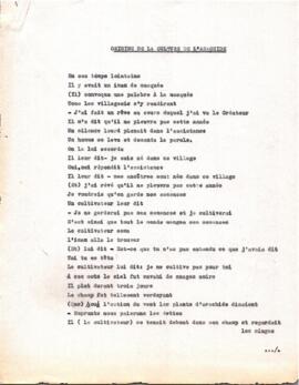 Origine de la culture de l'arachide