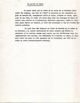 Ce qu’est le monde