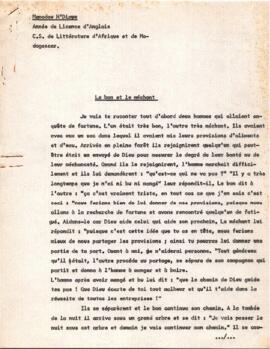 Le bon et le méchant