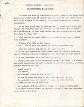 Le cultivateur et le singe